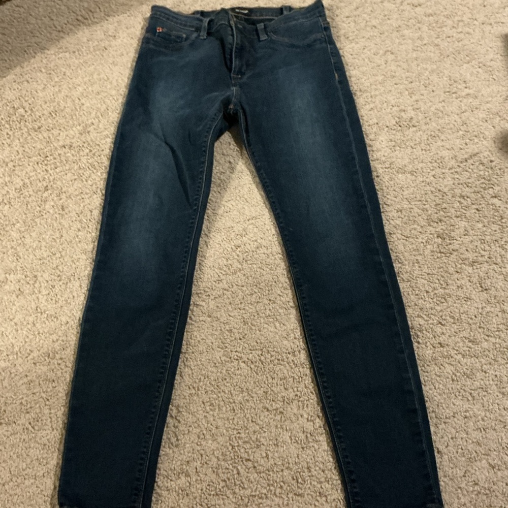 Hudson Jeans Skinny Dark Wash Stretch Denim Mid Rise Clean Girl Women’s Size 29